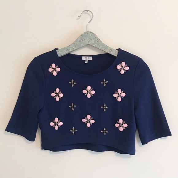 Tobi | Gem Crop Top - Picture 1 of 5